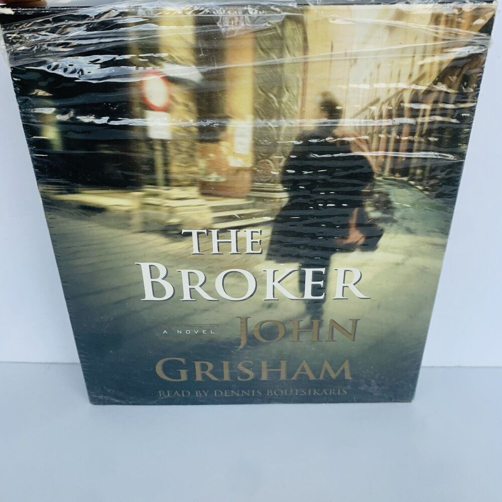 The Broker by John Grisham 5 CD Set Audiobook Read By Dennis Boutsikaris